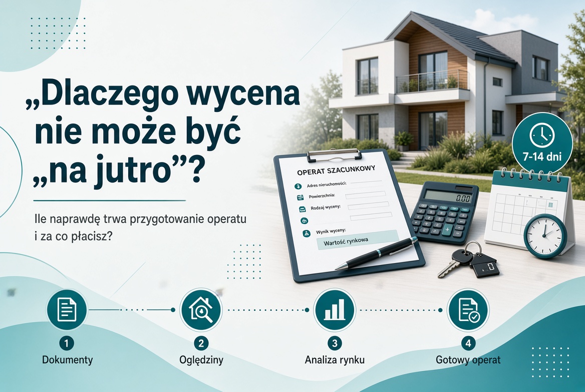 Ile realnie trwa wycena nieruchomości i co się dzieje w tym czasie